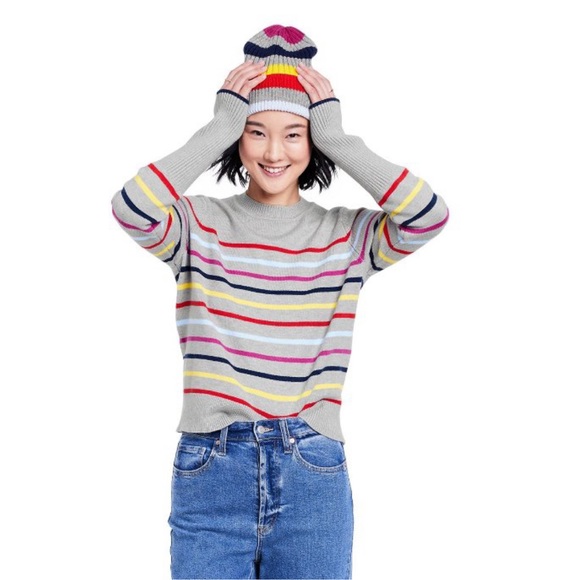 La Ligne Sweaters - La ligne crew neck stripped sweater nwt